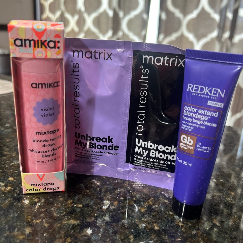 Blonde hair care
